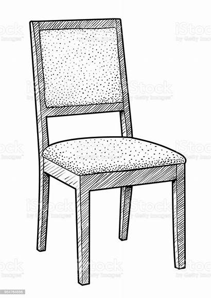 Chaise Chair Dessin Drawing Line Wooden Bois