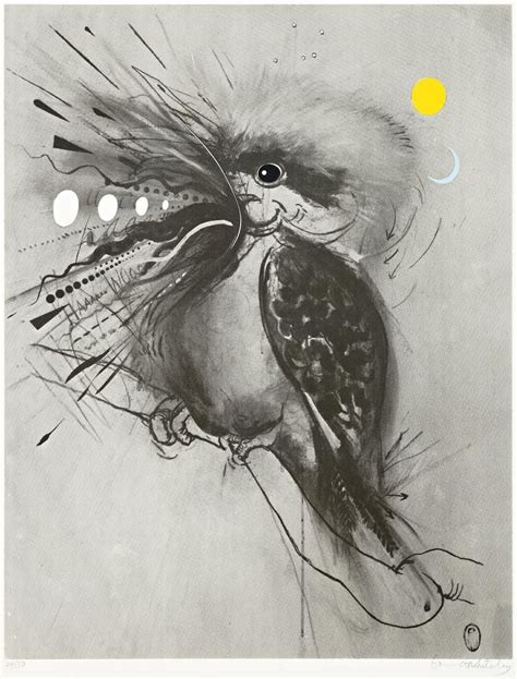 Brett Whitely Kookabuura Bird Art Australian Painting Australian Art
