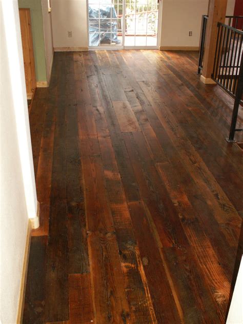Reclaimed Antique Wide Plank Hardwood Flooring