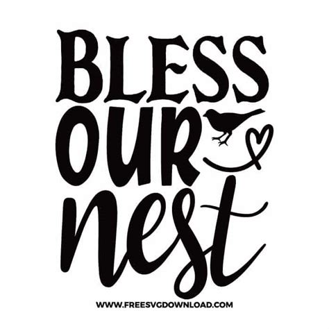 Bless Our Nest Free Svg And Png Free Cut Files Free Svg Download