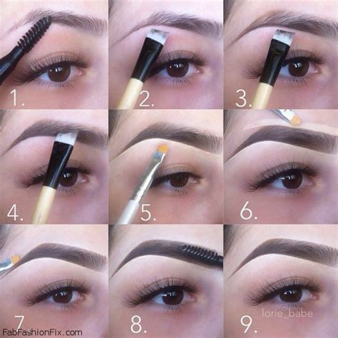 Once you've selected the perfect shades, start from the middle section of your brow with the darkest shade. Splash Of Colours Make-Up Nigeria: TIPS ON HOW TO DRAW A ...