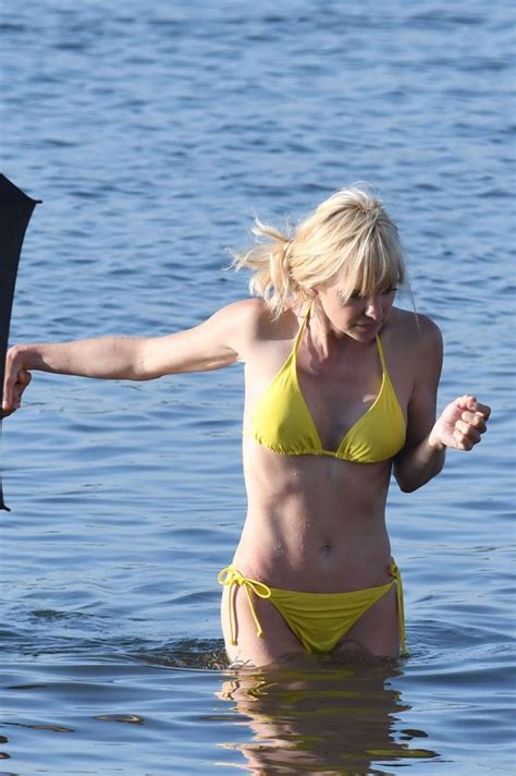Anna Faris In Yellow Bikini On The Set Of Overboard 17 Gotceleb