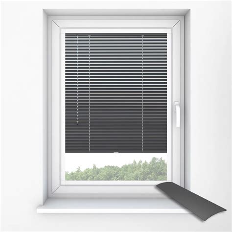 0380 Charcoal Grey Perfect Fit Venetian Blinds Uk