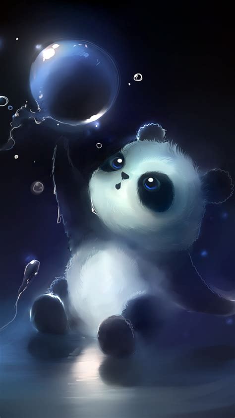 Panda Magic Bubbles Iphone Wallpapers Free Download