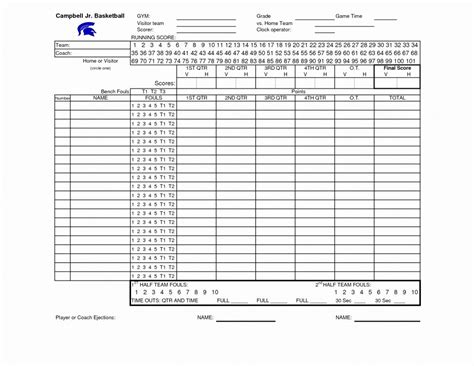 Stat Sheet Template 7 Free Word Excel Pdf Documents Download