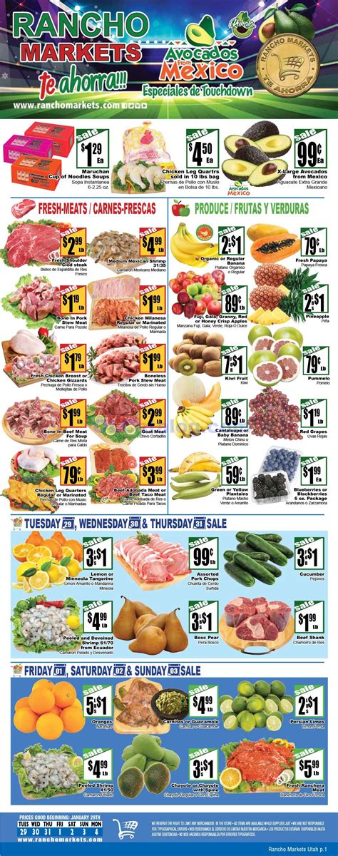 Can be found at 1800 folsom st. Rancho Market Weekly Ad March 10 - March 16, 2020 (Dengan ...