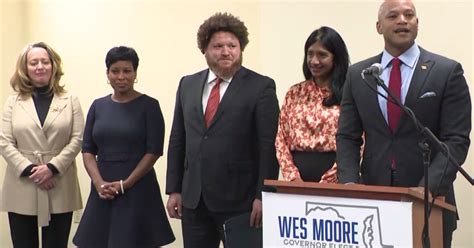 Projected Maryland Governor Wes Moore Announces First Members Of His