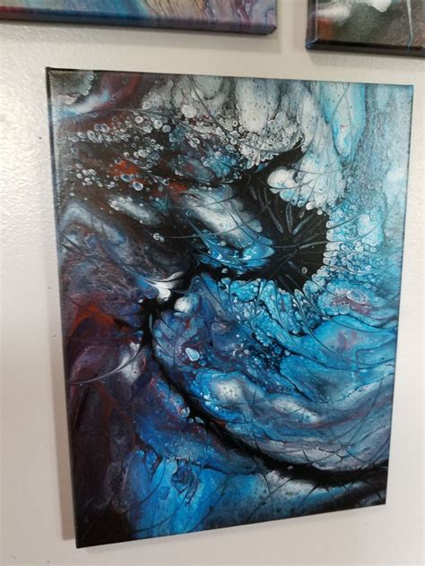 Abstract Fluid Flow Painting By Darlene Dennis Abstract Flow