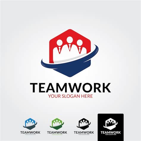 Premium Vector Minimal Teamwork Logo Template Vector Illustration