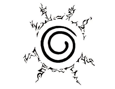 Naruto 9 Tails Seal Mark Naruto Tattoo Anime Tattoos Naruto Symbols