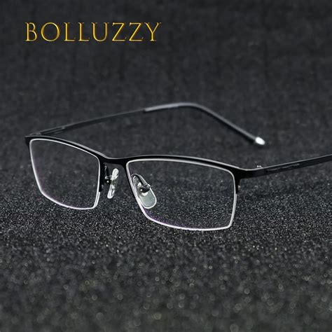New Fashion High Quanlity Ultra Light Pure Titanium Half Rim Optical Prescription Eyeglasses