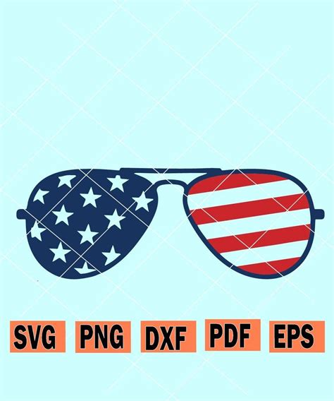4th of july sunglasses svg, patriotic sunglasses svg, Sunglasses with