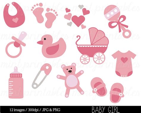 Baby Shower Clipart Baby Clipart Baby Girl Clip Art Pregnant Clipart