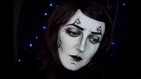 Tim Burton Character Halloween Makeup Tutorial Aj Kane Youtube