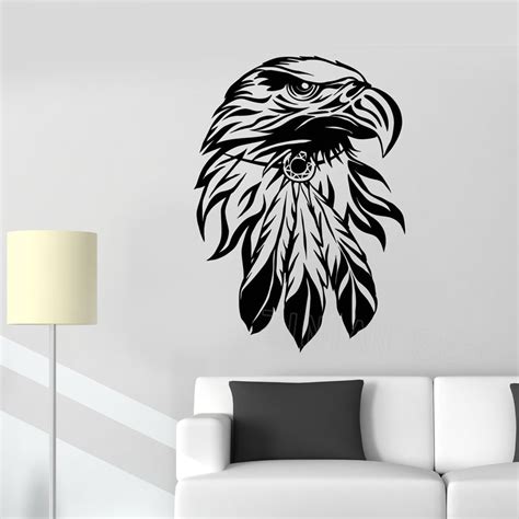 Buy Bald Eagle Bird Head Wall Decal America Symbol
