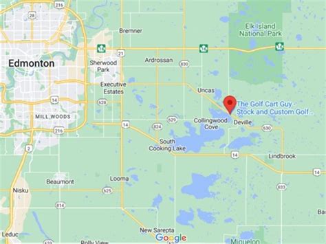 North Cooking Lake Alberta Area Map And More