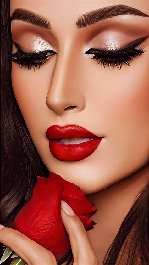 Exotic Makeup Beauty Makeup Beautiful Lips Beautiful Women Pictures