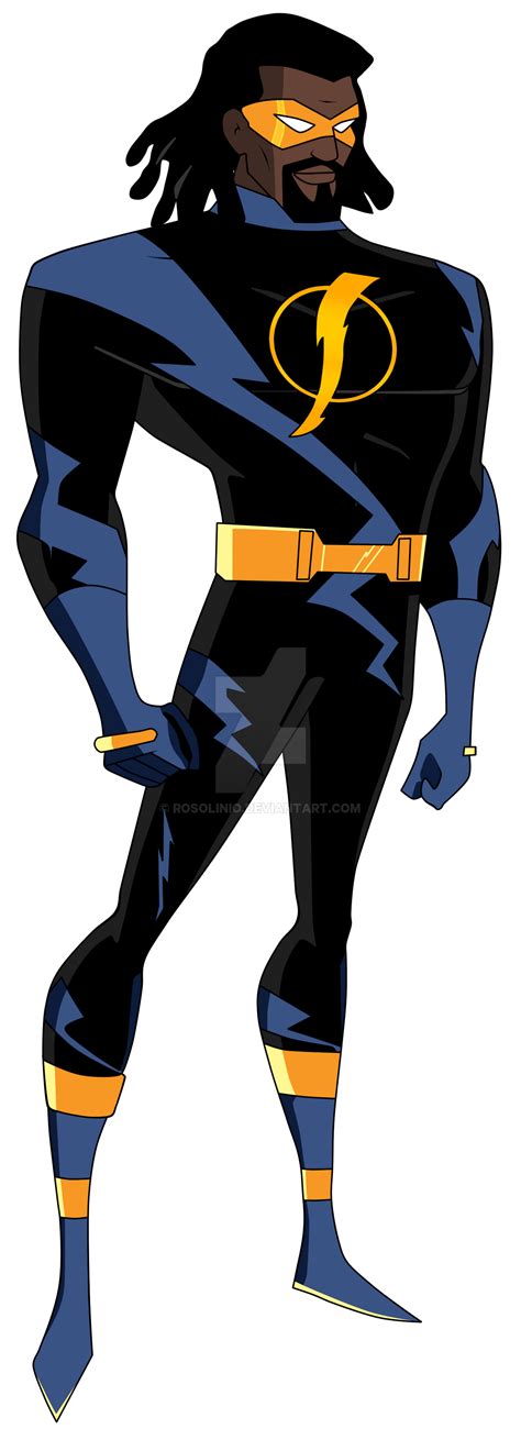 Static Shock Dcau Jlu Style By Rosolinio On Deviantart