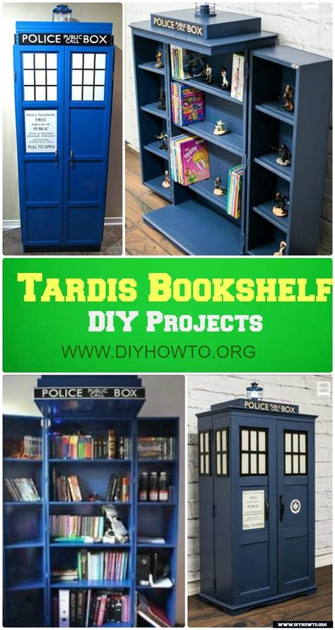 Diy Tardis Bookshelf Projects Picture Instructions