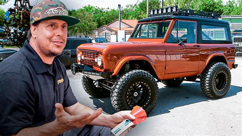 Remodelação De Uma Ford Bronco 1974 Para O Cantor Ted Nugent Texas