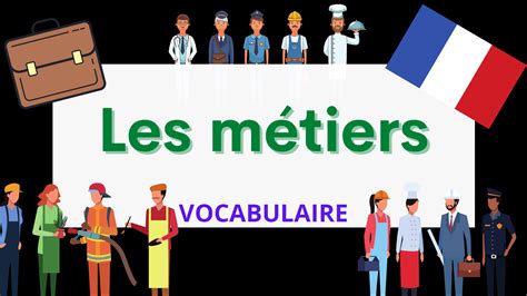 Les Métiers Jobs In French Master A1 A2 French