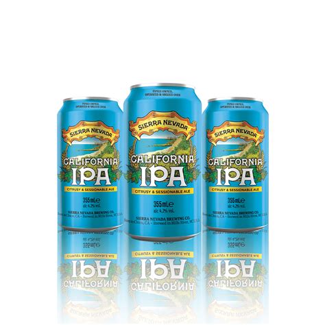 Sierra Nevada California Ipa 355ml Cans 42 Abv 12 Pack Beerhunter