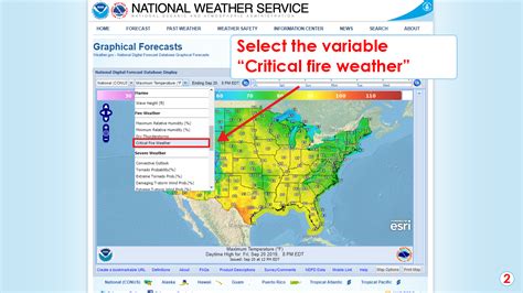 Tiny Tutorial Fire Weather Graphical Forecast National Oceanic And