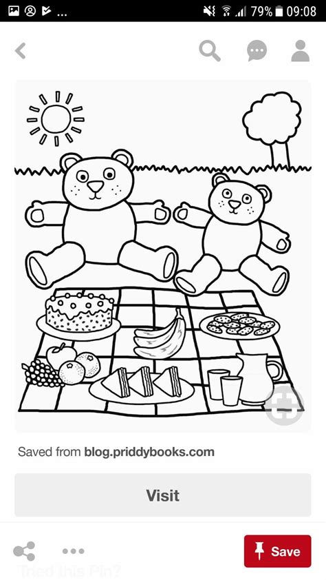 Children will love coloring pages baby shark. Pin by Rae Smits on picnic | Teddy bear coloring pages ...