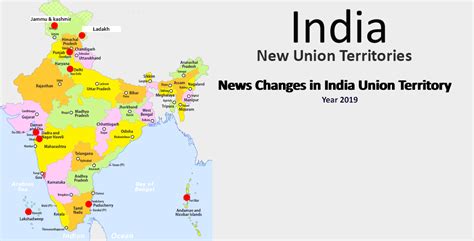 Full List Of Union Territories Of India With Names And Maps Coevote