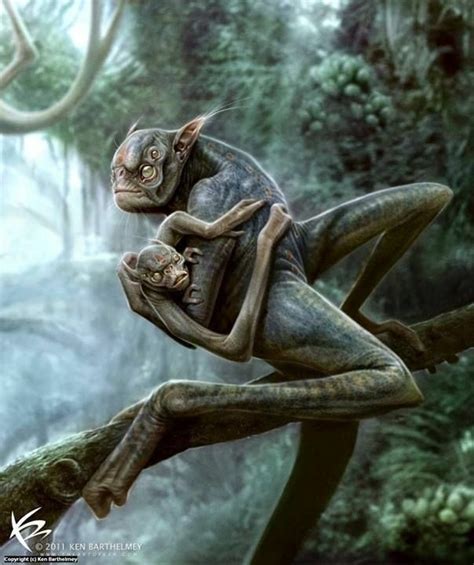 Surrealistic Horror Alien Creatures Mythical Creatures Art Creature