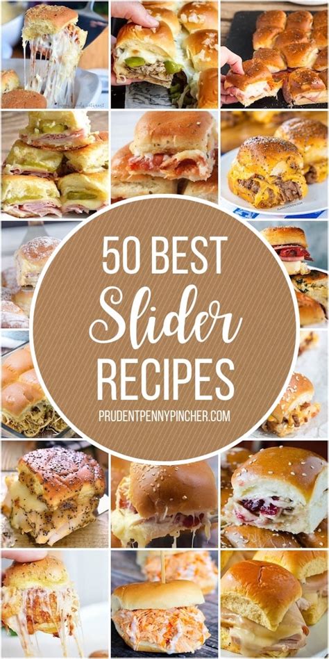 50 Best Slider Recipes Prudent Penny Pincher