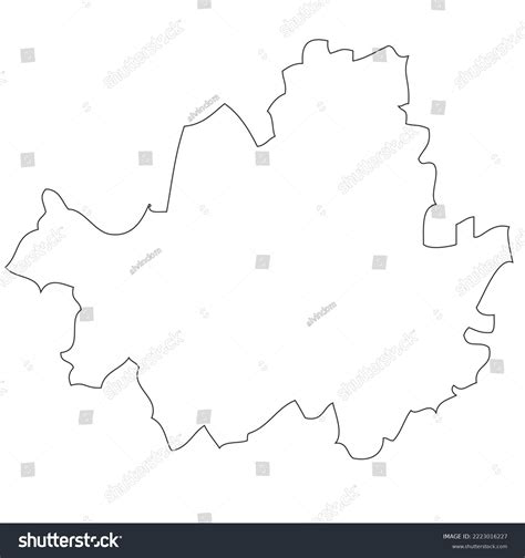 Outline Seoul City Map Stock Vector Royalty Free