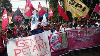 Aksi Hari Tani Di Sukabumi Serikat Petani Indonesia