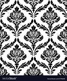 Seamless damask pattern Royalty Free Vector Image