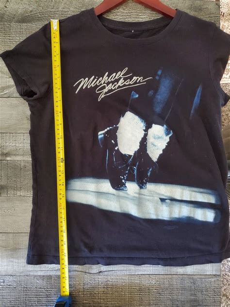 Michael Jackson Womens Girls T Shirt Moonwalker Shoes Check