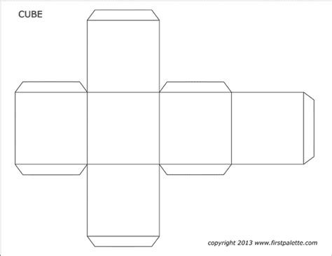 Cube Templates Free Printable Templates And Coloring Pages