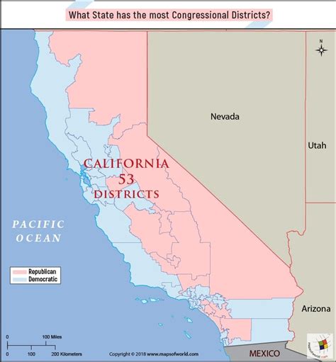Electoral California District Map