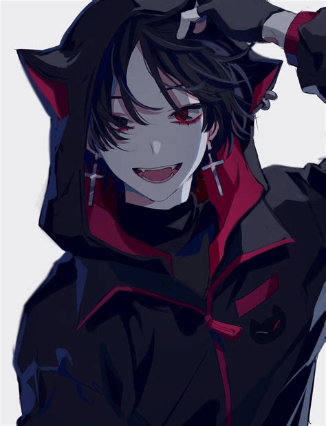 Anime Cat Boy Neko Boy Anime Demon Boy Anime Devil Dark Anime Guys