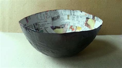 How To Make A Balloon Mod Podge Paper Bowl Diy Crafts Tutorial