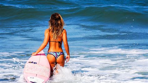 top 10 sexiest surfer girls riding a wave is a lot like having an… by honorata onanisma the
