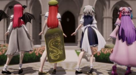 Four Touhou Girls Have Sex During A Dance For Mmd Animation Sankaku