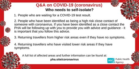 Coronavirus Self Isolate Image Portadown College