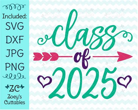 Class Of 2025 Svg Graduation Svg End Of School Year Etsy