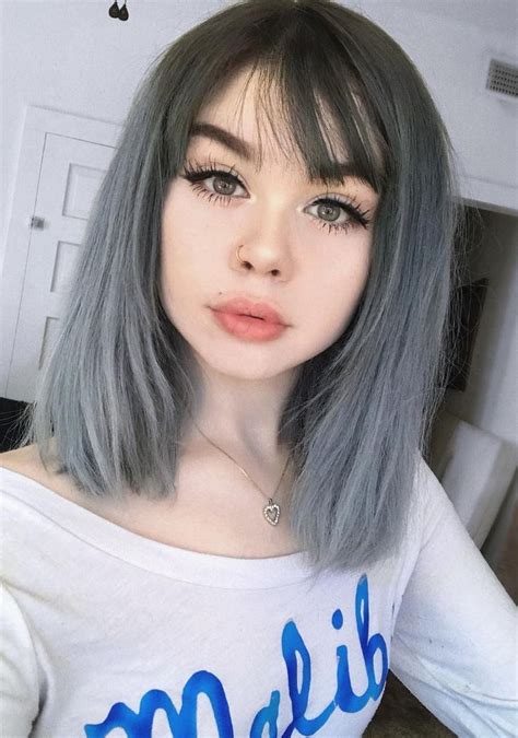 24 Dyed Hairstyles You Need To Try Grey Hair Cure Grey Hair Wig