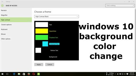 How To Change Background Color In Windows 10 All In One Photos