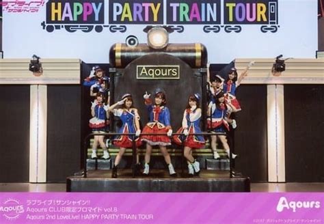 駿河屋 Aqours 集合 9人 ライブフォト Aqours 2nd Lovelive Happy Party Train Tour ラブライブ サンシャイン Aqours