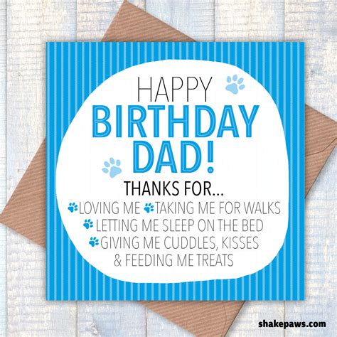 When you're young, you think your dad is superman. Happy Birthday Dad from your Dog! dog lovers cards, dog dad