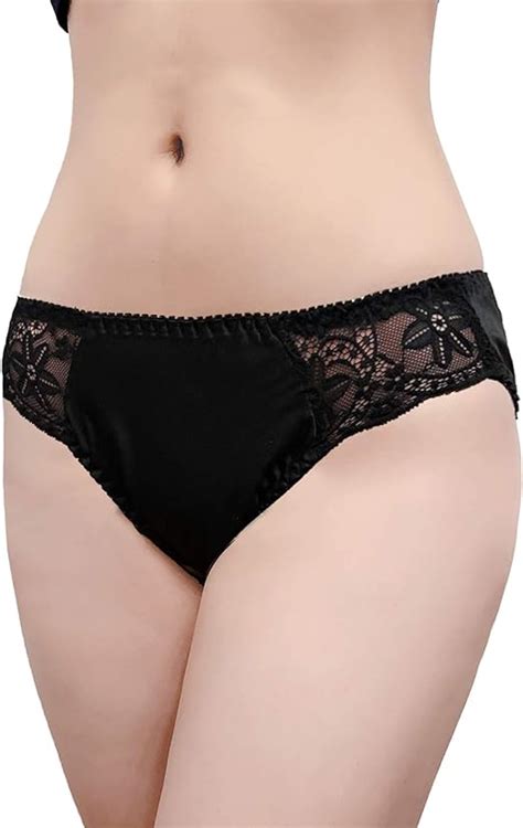 Farlenoyar Women Pure Mulberry Silk Panties Strech Waist Briefs Soft Underwear Amazonca