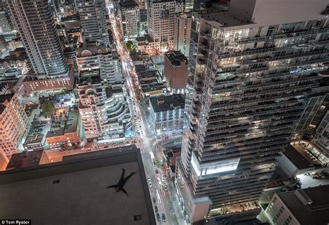 Torontos Notorious Rooftopper Survives Yet Another Death Defying