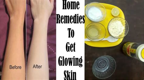 how to get glowing skin at home youtube